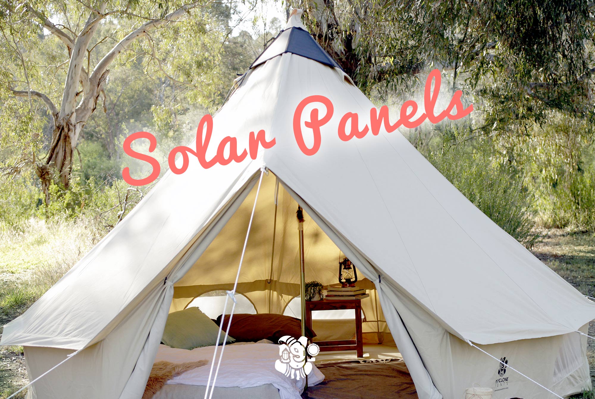 Vechter Versterken pindas Solar Panel for bell tents | Camping in style with Psyclone's solar charger
